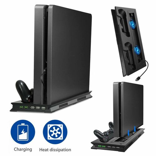 Chargeur De Contrôleur De Support Vertical De Ventilateur De Refroidissement Mince Ps4