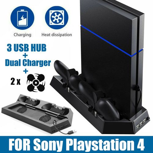 Station De Charge De Ventilateur De Refroidissement À Support Vertical Ps4