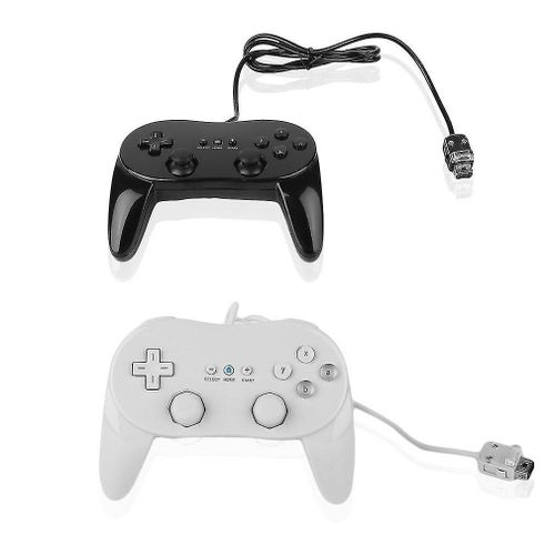 Manette De Jeu Filaire Classique, Contrôleur De Jeu À Distance Pro, Choc Adapté À Nintendo Wii