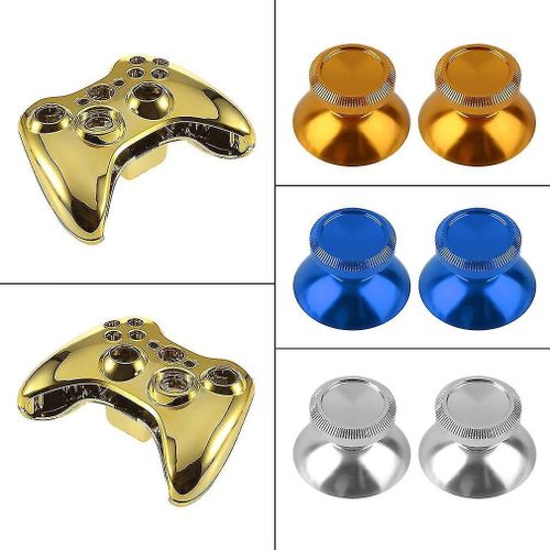 2 X Capuchon De Manette Analogique En Métal En Alliage D'aluminium Pour Ps4 Adapté Au Contrôleur Xbox One