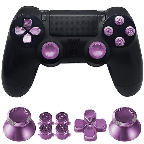Joysticks Et Boutons Bullet En Aluminium À Double Choc Pour Contrôleur Ps4