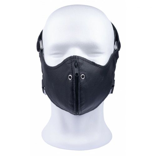 Cagoule & Masque Masque En Cuir Avec Zip The Red