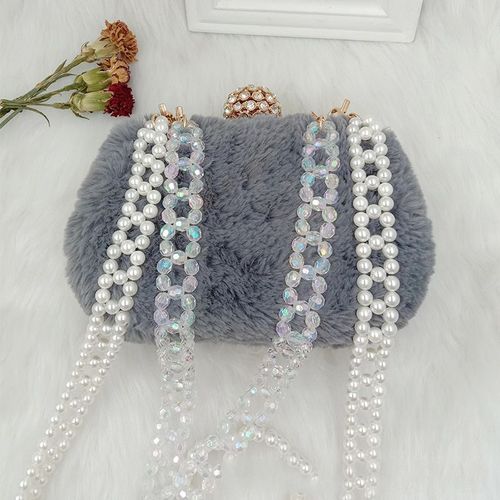 Sangle de sac à main pour femmes, nouvelle mode, imitation perle, chaîne de poignée Portable, sac à bandoulière, sangle de remplacement, accessoires longs