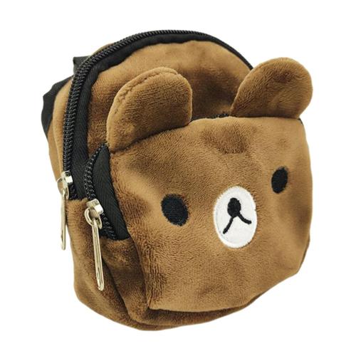 Flameer Portable Pet Dogs Carrier Bag Hiver Chaud En Peluche Chiens Chiot Randonnée Marche Transportant Sac À Dos Animaux Voyage Auto Sac À Dos - Brun