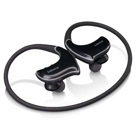 Casque Bluetooth étanche aux éclaboussures avec lecteur MP3 BTX-750BK Noir-Gris