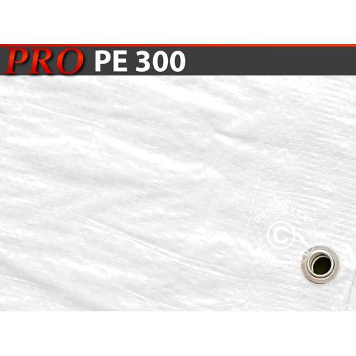 Bâche 6x12m, Pe 300g/M², Blanc