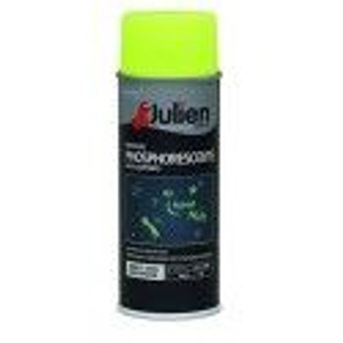 Aérosol peinture décoration Jaune phosphorescent lumineuse 400ML JULIEN