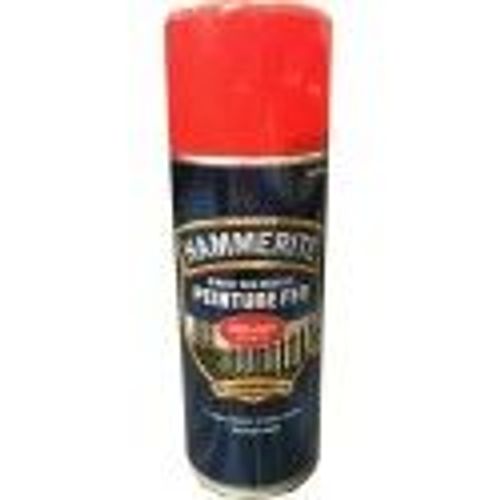 Aérosol peinture métaux Rouge brillant direct sur rouille 400ML HAMMERITE