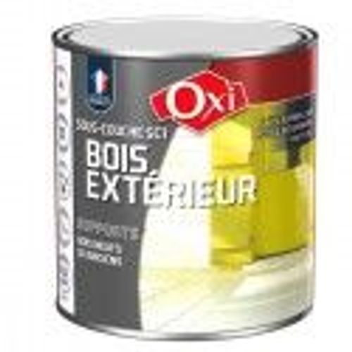 Peinture blanc sous couche bois extérieur préparation protection 0.5L SC1 OXI