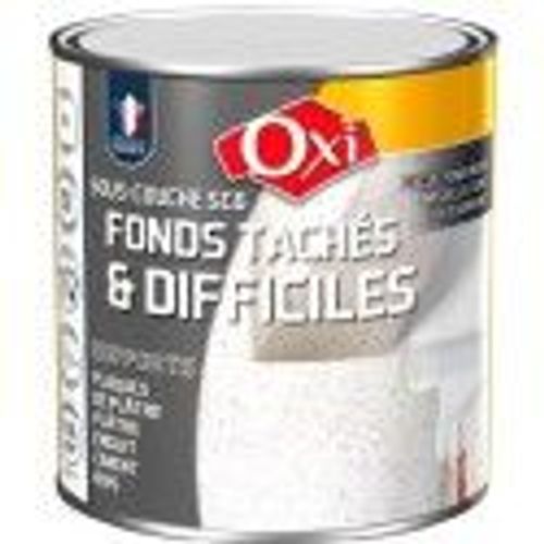 Peinture blanc sous couche fonds tachés difficiles 0.5L SC6 OXI