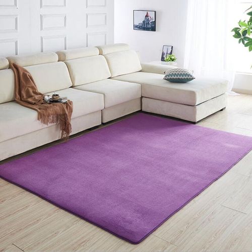 Tapis Smile Pour Salon Moderne,Salle De Documents Solides,Table À Thé,Lea Gris,Chambre D'enfants,Polymère De Jeu,Insonorisé,Non Ald - Type Purple-160x200cm(6378.7in)