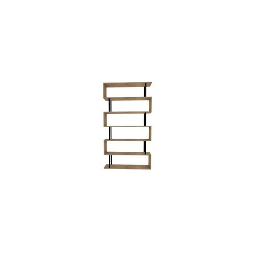 Etagère 7 Tablettes Décor Chêne Saphir - L90 Cm