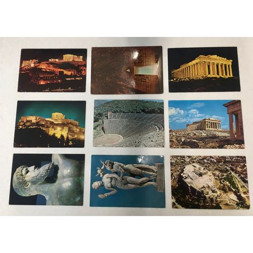 Lot De 8 Cartes Postales Vintage De Grèce ( Acropolis, Le Parthenon, Poseidon, Aphrodite…)