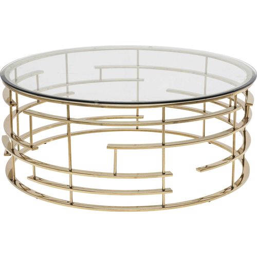 Table Basse Jupiter 100cm Dorée Kare Design