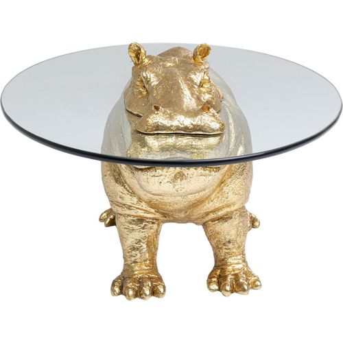 Table Basse Hippopotame Doré Kare Design