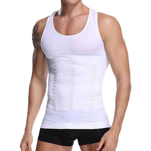 Dã©Bardeur Homme Muscle Shirt Gym Shirt Chemise Sans Manches Blanc L