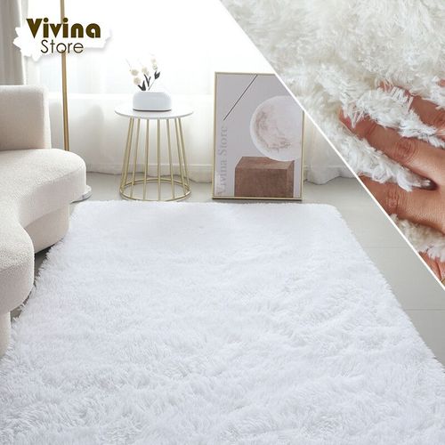 Tapis Moelleux Monochromatique Pour Chambre À Coucher,Violet,Mignon,Polymères De Chambre D'enfant,Cheveux Longs,Peluche Douce,Salon,Décoration Moderne - Type 140x200cm #A