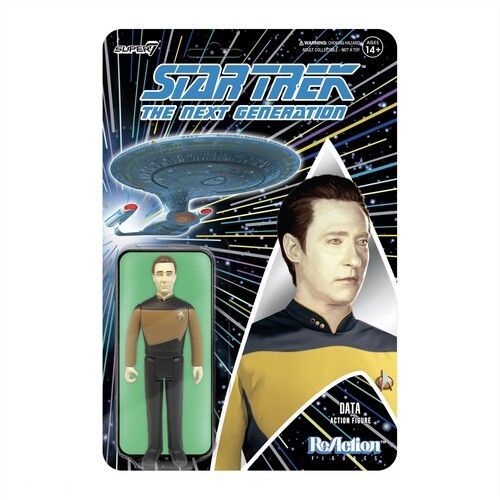 Super7 - Star Trek: The Next Generation Reaction Figure Wave 1 - Data [] Acti