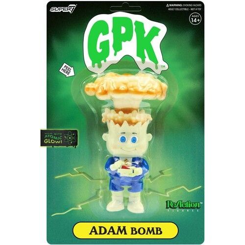 Super7 - Garbage Pail Kids Reaction Figure - Adam Bomb (Glow) [] Action Figur
