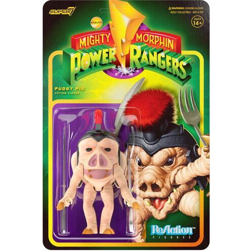 Super7 - Mighty Morphin' Power Rangers Reaction Figure Wave 1 - Pudgy Pig []