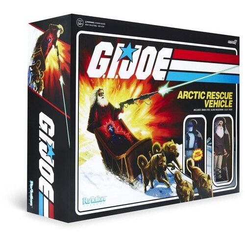 Super7 - G.I. Joe Reaction Figures - Arctic Rescue Vehicle (Snake Eyes & Blind W