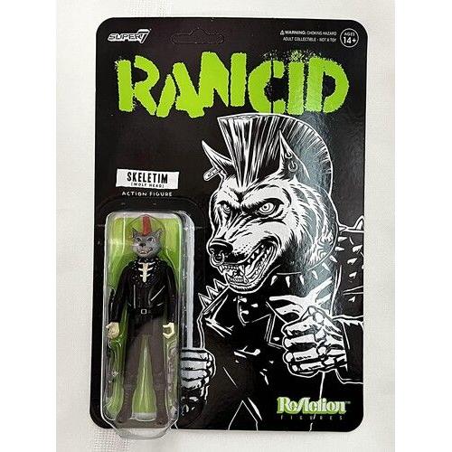 Super7 - Rancid Reaction Figure Wave 3 - Skeletim (Wolf Head) [] Action Figur