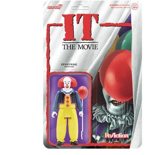 Super7 - It Reaction - Pennywise (Clown) [] Action Figure, Figure, Collectibl