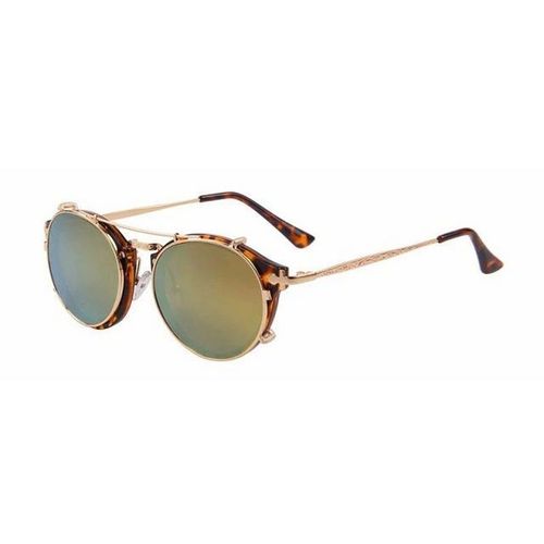 Lunettes De Soleil Gold Et Léopard