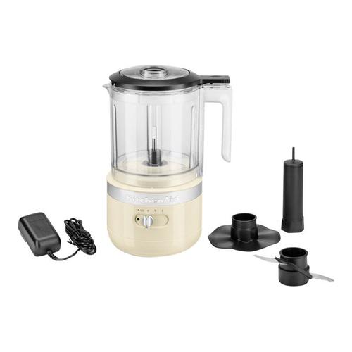 KitchenAid 5KFCB519EAC - Hachoir - 1.19 litres - sans fil - crème