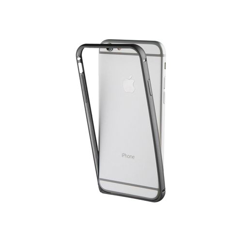 Muvit - Pare-Chocs Pour Téléphone Portable - Aluminium, Polyuréthanne Thermoplastique (Tpu) - Noir Piano