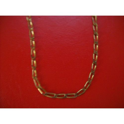 Cordon Pour Lunettes En Plaqué Or - 60 Cm - Grosses Mailles