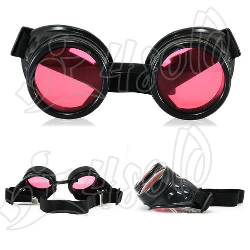 Accessoires Costume Lunettes Argentées Protection Goggles Aviateur Motard Punk Steampunk Antique Gothique Rétro Vintage Anime Manga Cyber Paris