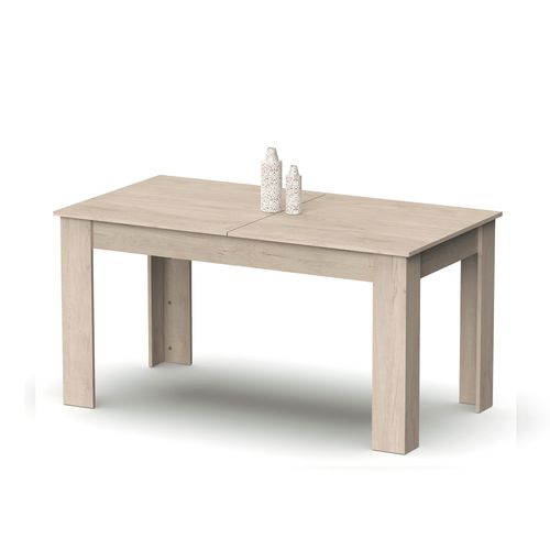 Table À Manger Extensible, Salon Ou Cuisine Pour 6-10 Personnes 77x140-195x80 Cm, , Bois, Briebe, Opal