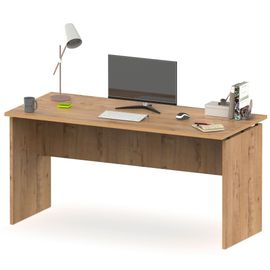 Bureau, Table Informatique Bureau, Étude 76x155x68cm, Poste De Travail, Chambre, , Bois, Briebe, Zenith