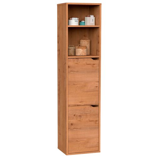 Colonne De Salle De Bain, Meuble De Rangement Style Moderne 150x36,5x30 Cm, , Bois, Briebe, Aura