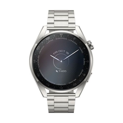 Huawei Watch 3 Pro - Elite Edition - 48 Mm - Argent - Montre Intelligente Avec Bracelet De Lien - Titanium - Argent - Affichage 1.43" - 16 Go - Wi-Fi, Nfc, Bluetooth - 4g - 63 G