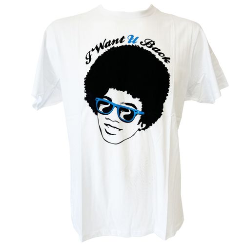 Tee-Shirt Michael Jackson Blanc Pour Homme Taille Xl