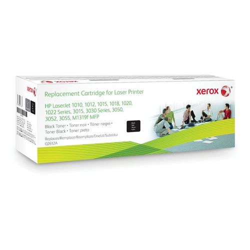 Xerox Cartuccia toner nero. Equivalente a HP Q2612A. Compatibile con HP LaserJet 1010/1012/1015/1018, 1020/1022, 3015/3020/3030/305x, M1005 MFP, M1319 MFP