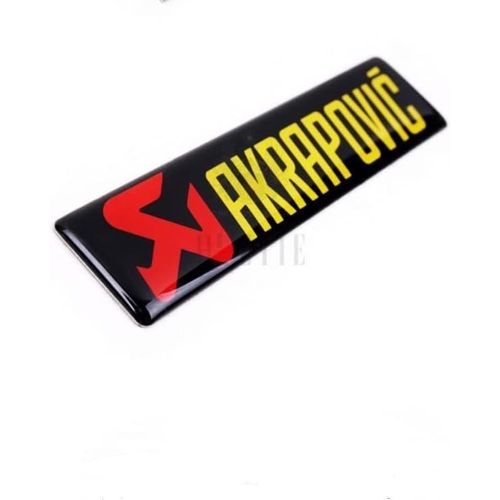 Autocollant Stickers 3d Métal Générique Pour Pot D'échappement Akrapovic Moto Tuning Motard Yamaha Suzuki Derbi Ktm, Vendeur Français, Livraison Gratuite
