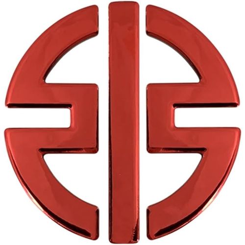 1 Piece Red - Badge Emblème 3d Pour Moto Kawasaki Ninja Z800 Z250 Z1000 Z400 Zx9r Z400 Zx6r H2r Z650, Autocollant Pour Roue De Réservoir (Couleur : 1 Piece Red)