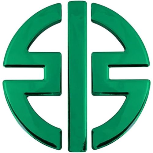 1 Piece Green - Badge Emblème 3d Pour Moto Kawasaki Ninja Z800 Z250 Z1000 Z400 Zx9r Z400 Zx6r H2r Z650, Autocollant Pour Roue De Réservoir (Couleur : 1 Piece Green)