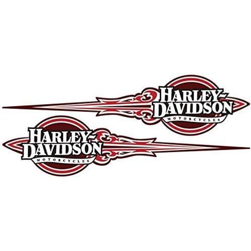 Stickers Rétro Réfléchissant Pour Casque Harley Davidson Latéraux Fuse (Pack De 2)