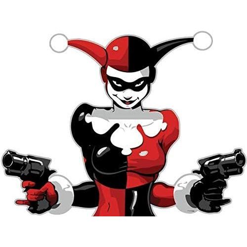Stickers Rétro Réfléchissant Pour Casque De Moto Harley Quinn
