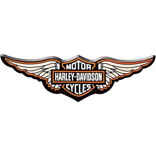 Stickers Rétro Réfléchissant Pour Casque De Moto Harley Davidson Ailes Résine