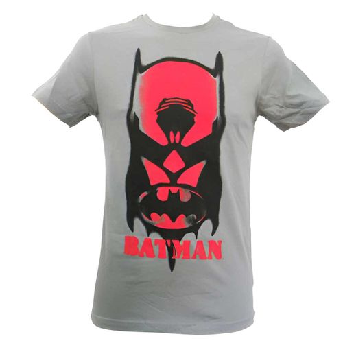 Tee-Shirt Homme Gris Batman Taille Xl