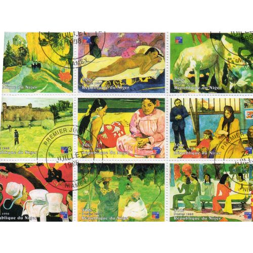Niger Timbres Tableaux De Paul Gauguin