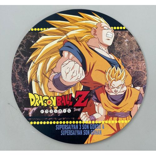Pog Dragon Ball Z Géant - Super Saiyan 3 Son Goku & Supersaiyan Son Gohan