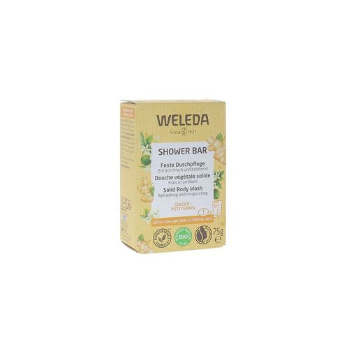 Weleda Shower Bar Douche Ginger Et Petit Grain 75 Grammes 