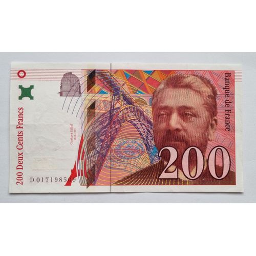 Billet De Banque De 200 Francs - Gustave Eiffel - De 1996