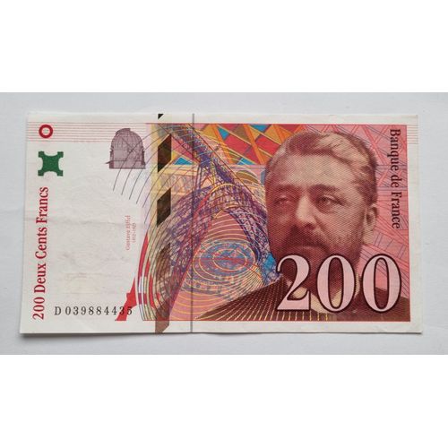 Billet De Banque De 200 Francs - Gustave Eiffel - De 1996